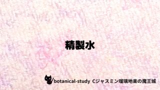 精製水：プチ辞典クイズ