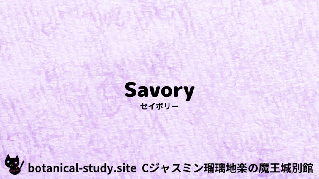 【別館】savory-セイボリー/ハーブ/アイキャッチ＠botanical-study.site