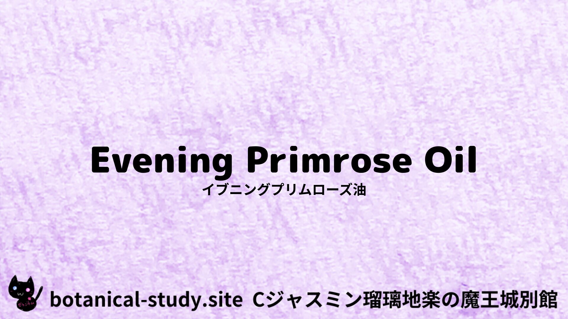 【別館】evening-primrose-oil-イブニングプリムローズ油/アイキャッチ＠botanical-study.site