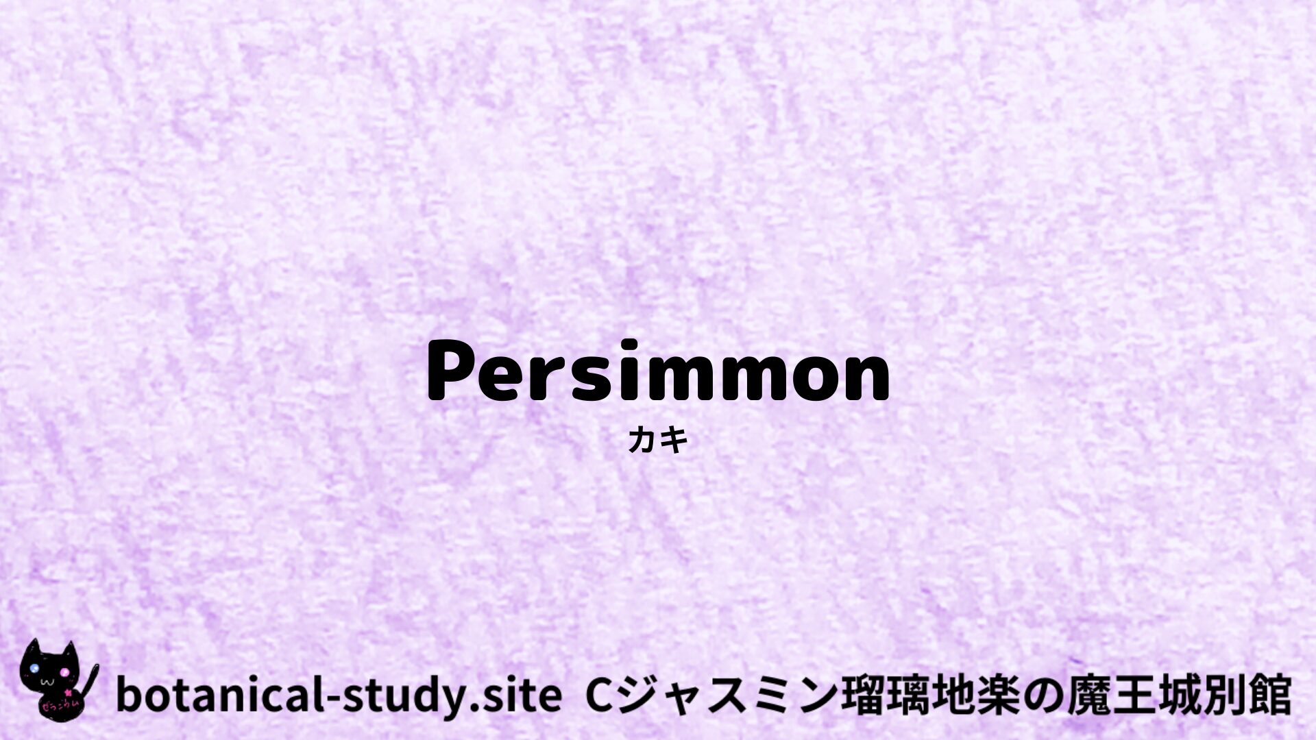 【別館】persimmon-カキ/ハーブ/アイキャッチ＠botanical-study.site