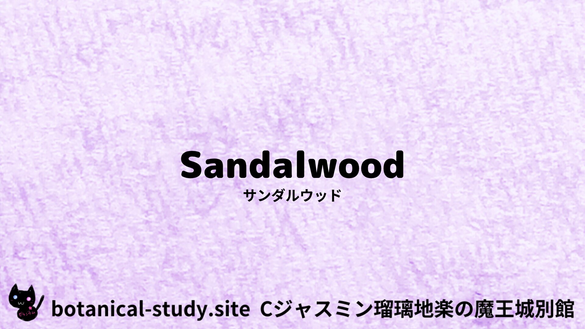 【別館】sandalwood-サンダルウッド/アイキャッチ＠botanical-study.site