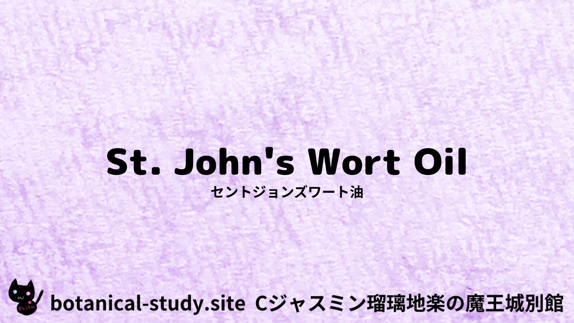 st-johns-wort-oil-セントジョンズワート油/アイキャッチ＠botanical-study.site