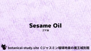 Sesame Oil：Mini Dictionary Quiz　ゴマ油